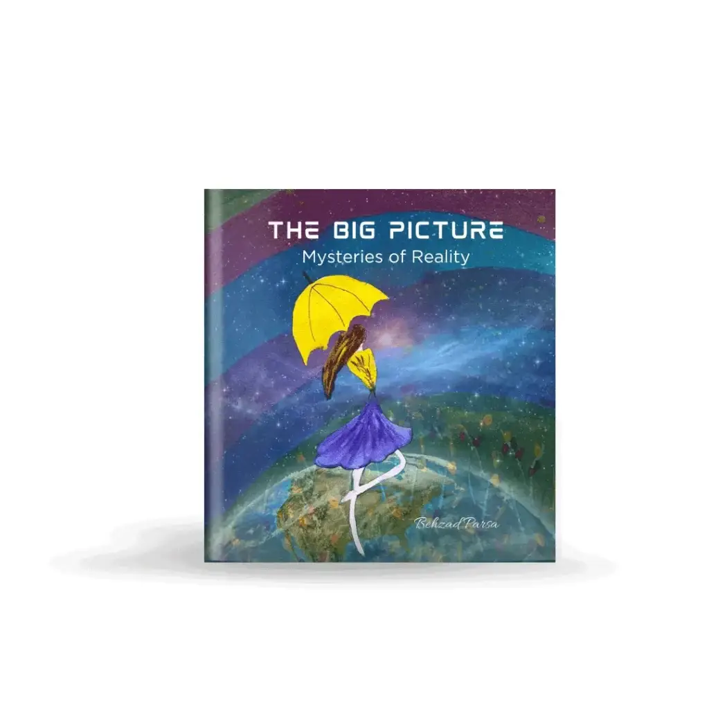 Paperback spiritual book cover – The Big Picture Mysteries of Reality